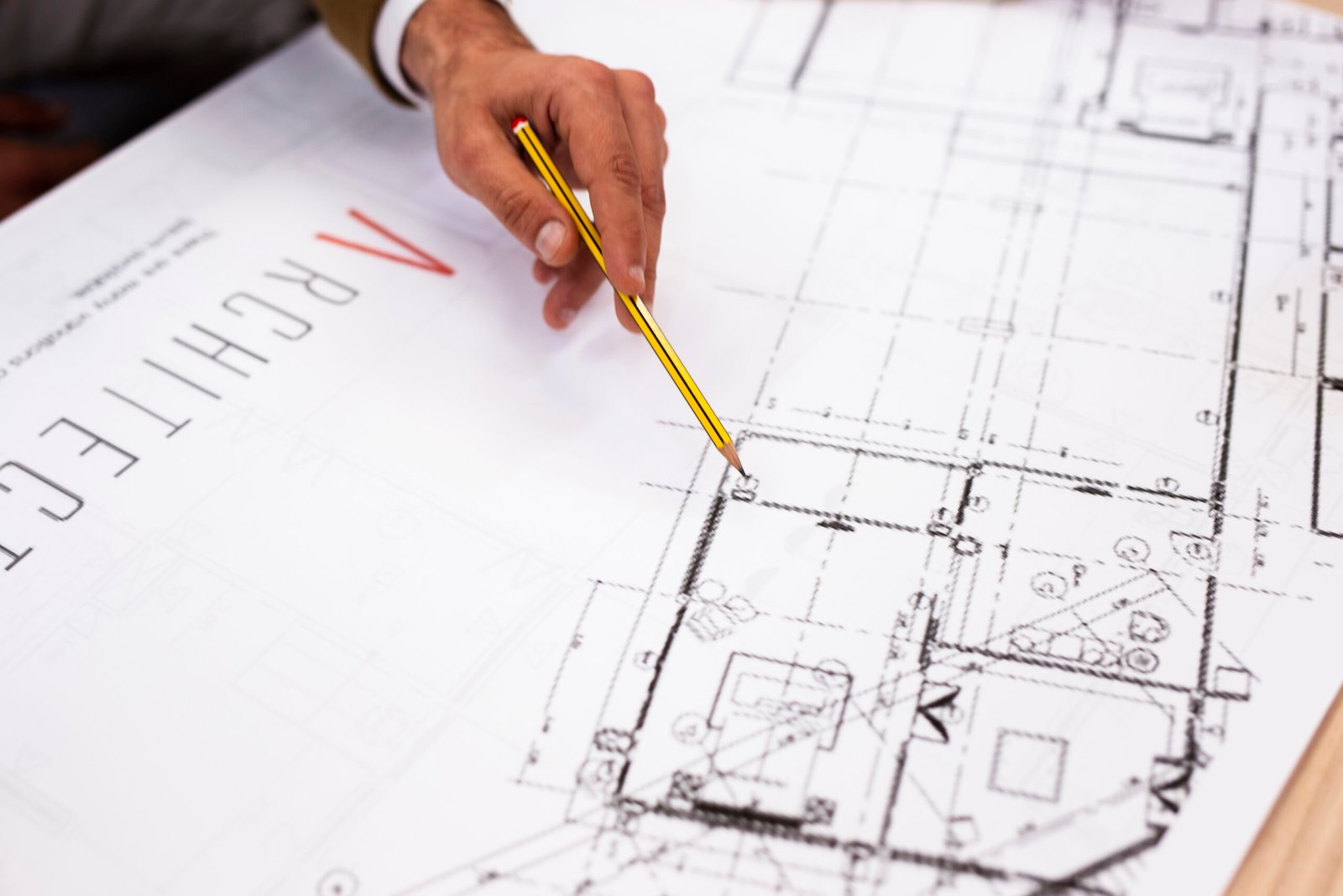 high-angle-business-plans-sketches